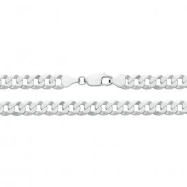 Sterling Silver 18" Flat Curb Necklace