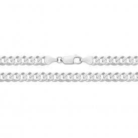 Sterling Silver 22" Curb Chain