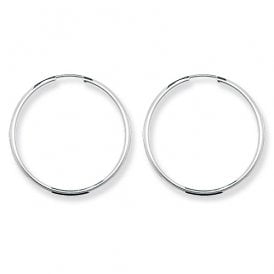 Sterling Silver 30mm Hoop Earrings