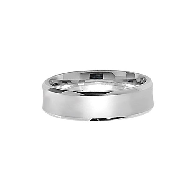 Lowry Sterling Silver Sterling Silver 6mm Satin Ring