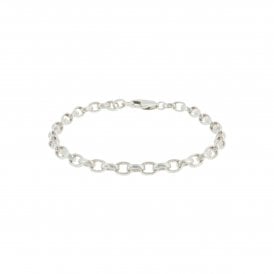 Sterling Silver 7.5" Belcher Bracelet