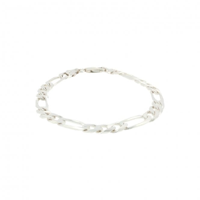 Sterling Silver 7.5" Figaro Bracelet