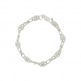 Sterling Silver 7.5" Handmade Bracelet