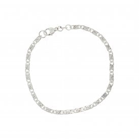 Sterling Silver 7.5" Handmade Bracelet