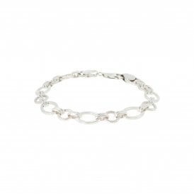Sterling Silver 7.5" Handmade Bracelet