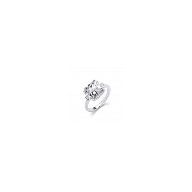 Lowry Sterling Silver Sterling Silver CZ Dress Ring