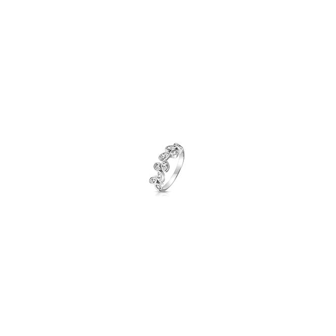 Lowry Sterling Silver Sterling Silver CZ Marquise Ring