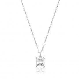 Sterling Silver CZ Necklace