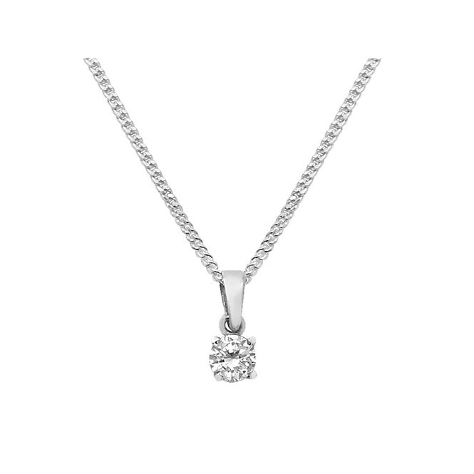 Lowry Sterling Silver Sterling Silver CZ Pendant