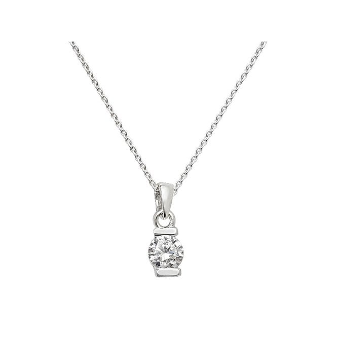 Lowry Sterling Silver Sterling Silver CZ Pendant