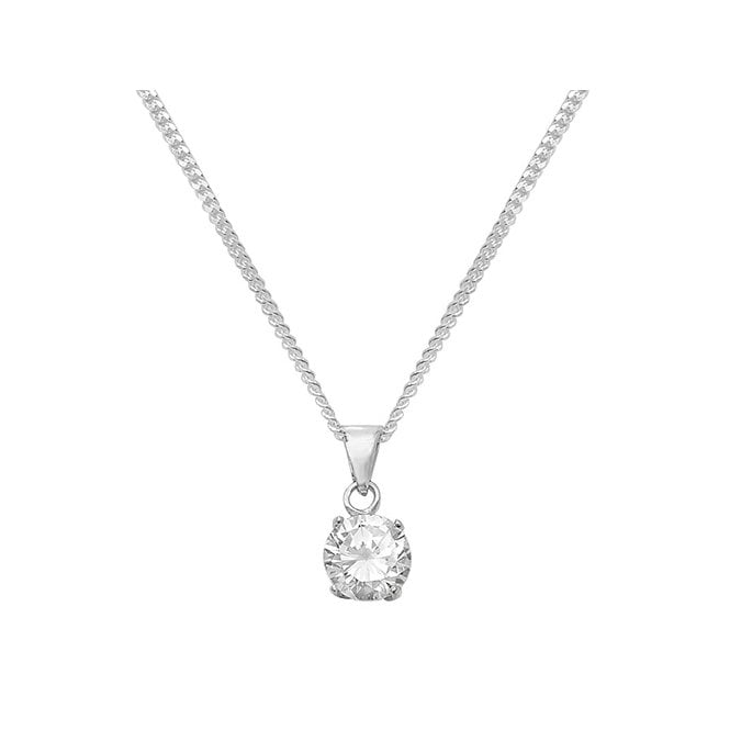 Lowry Sterling Silver Sterling Silver CZ Pendant