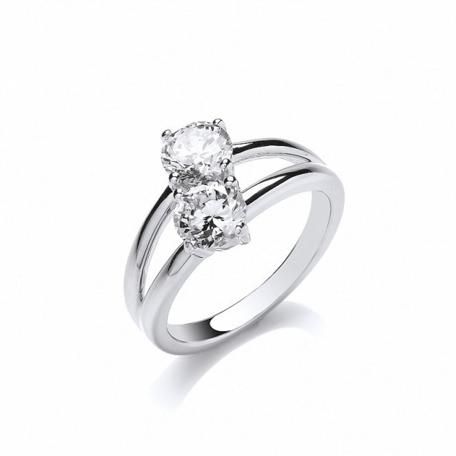 Lowry Sterling Silver Sterling Silver CZ Ring