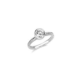 Sterling Silver CZ Ring