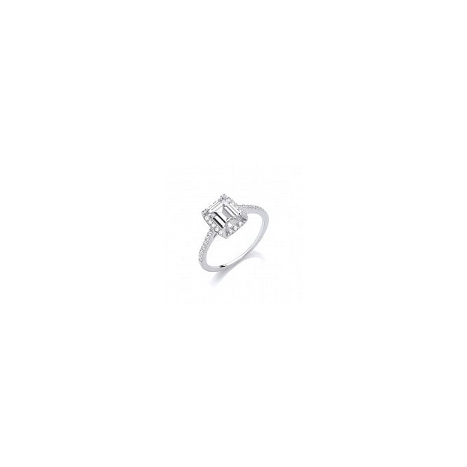 Lowry Sterling Silver Sterling Silver CZ Ring