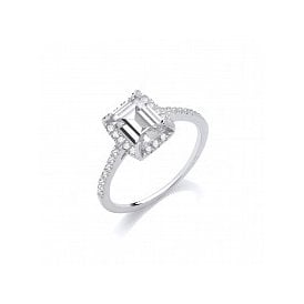 Sterling Silver CZ Ring