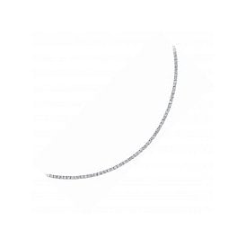 Sterling Silver CZ Tennis Necklace