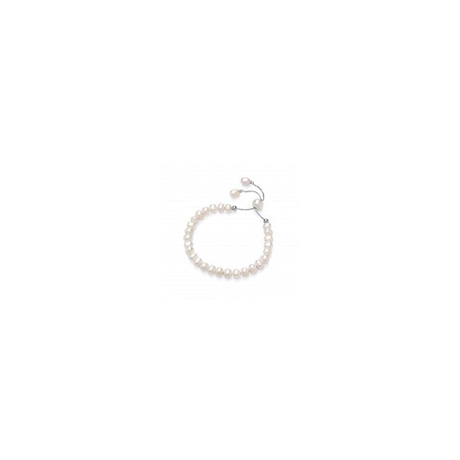 Lowry Sterling Silver Sterling Silver F/Water Rice Pearl Bracelet