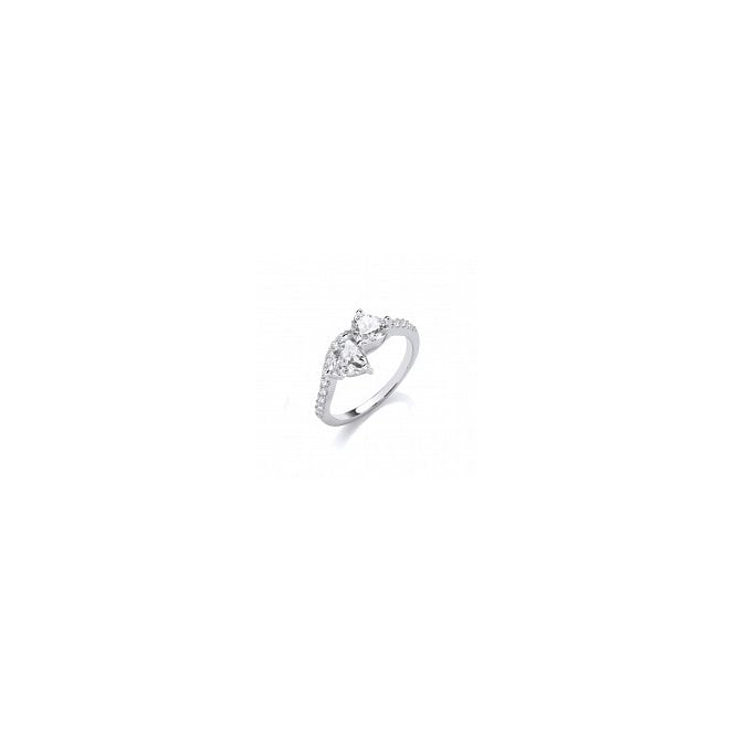 Lowry Sterling Silver Sterling Silver Fancy CZ Ring