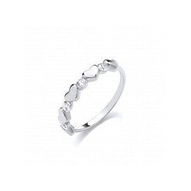 Sterling Silver Fancy Heart Ring