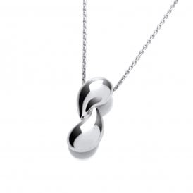 Sterling Silver Fancy Pendant & Chain
