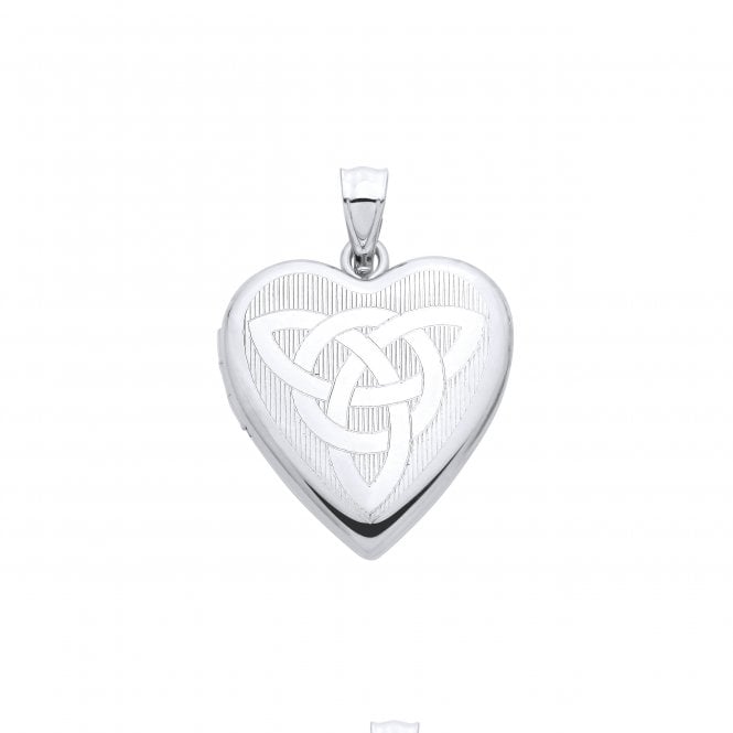 Lowry Sterling Silver Sterling Silver Heart Locket & Chain