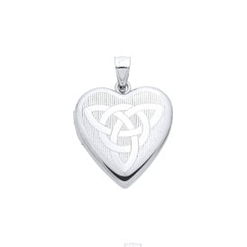 Sterling Silver Heart Locket & Chain