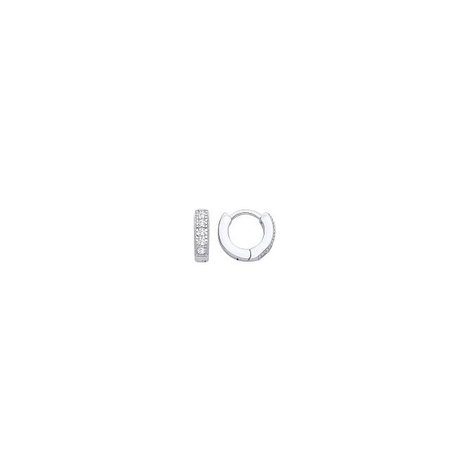 Lowry Sterling Silver Sterling Silver Plain Huggie Earrings