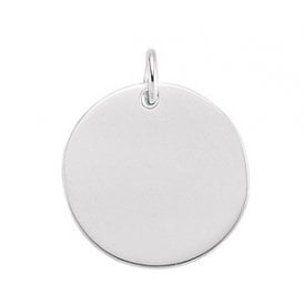 Sterling Silver Round Disc & Chain