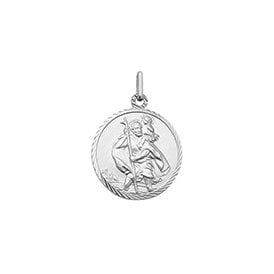 Sterling Silver St Chris Necklace