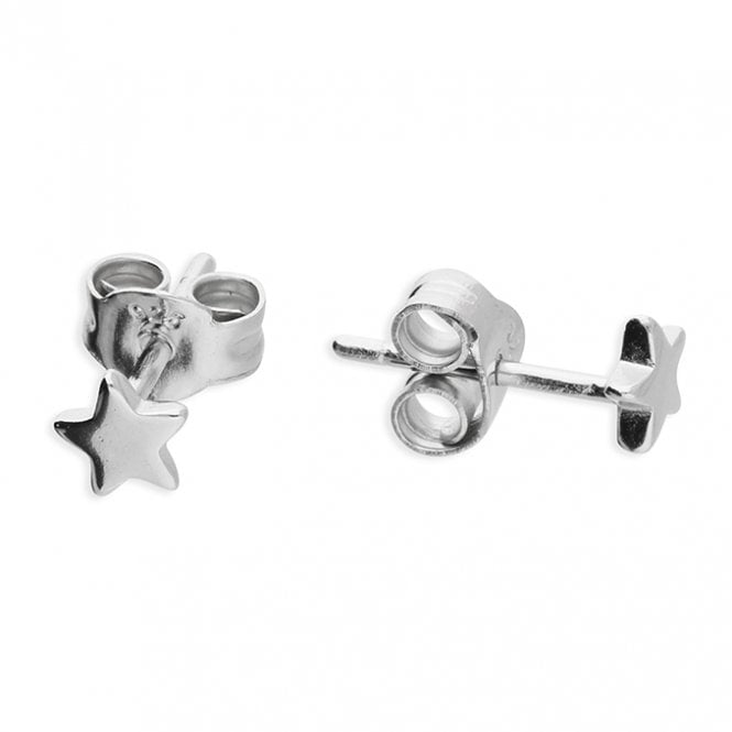 Lowry Sterling Silver Sterling Silver Star Stud Earrings