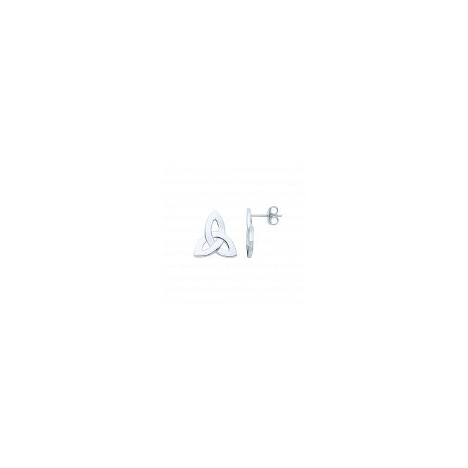 Lowry Sterling Silver Sterling Silver Trinity Knot Earrings
