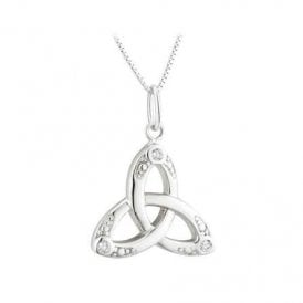 Sterling Silver Trinity Necklace