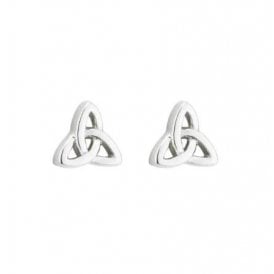 Sterling Silver Trinity Stud Earrings
