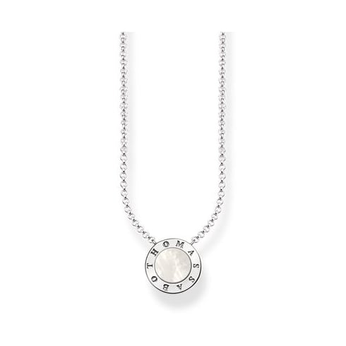 Thomas Sabo Classic Silver Mother of Pearl Necklace KE1492-029-14-L45V