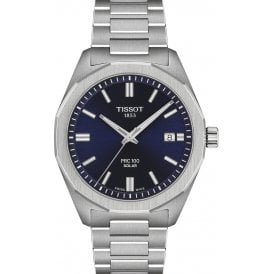 Tissot Men's PRC 100 Solar Bracelet Watch T1514221104100