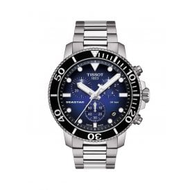 Tissot Men's Seastar Chronograph Bracelet Watch T1204171104101