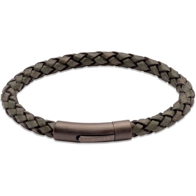 Unique Men's Jewellery Unique Jewellery Men's Leather Bracelet B450DG/21CM
