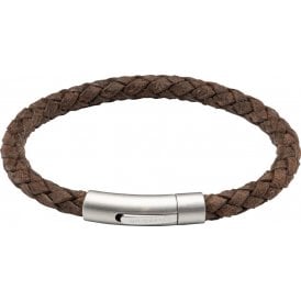 Unique Jewellery Men's Leather Bracelet B473CO/21CM