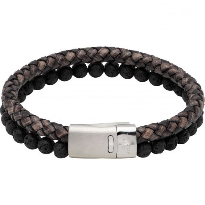 Unique Men's Jewellery Unique Jewellery Men's Leather Bracelet B482ABL