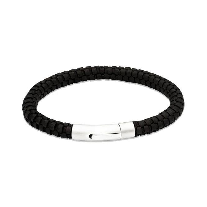 Unique Men's Jewellery Unique Jewellery Men's Leather Bracelet B543BL/21CM