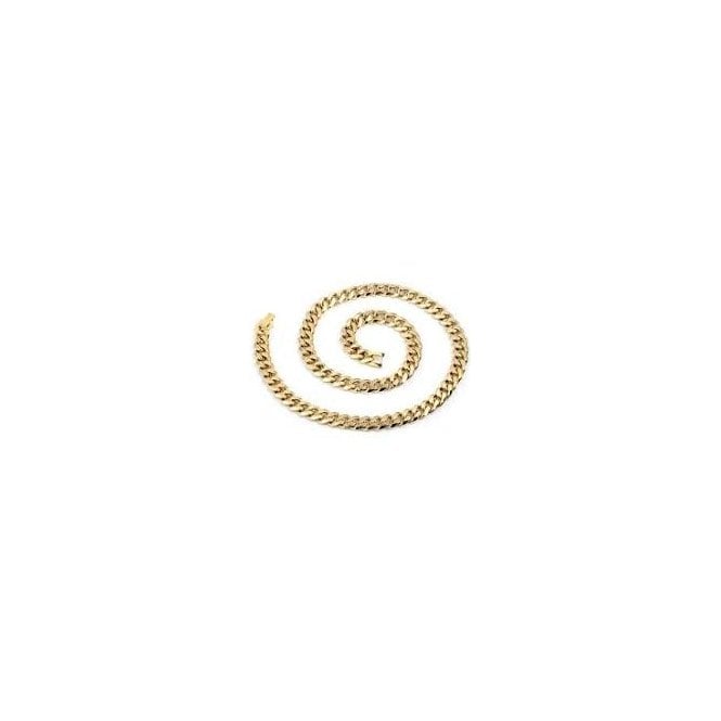 Unique Men's Jewellery Unique Jewellery Men's Stainless Steel Gold Plated Necklace LAK-199/50CM