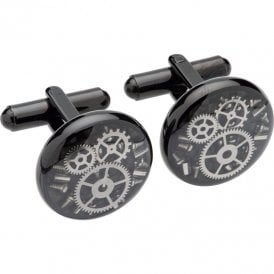 Unique Jewellery Men's Steel Cufflinks QC-265