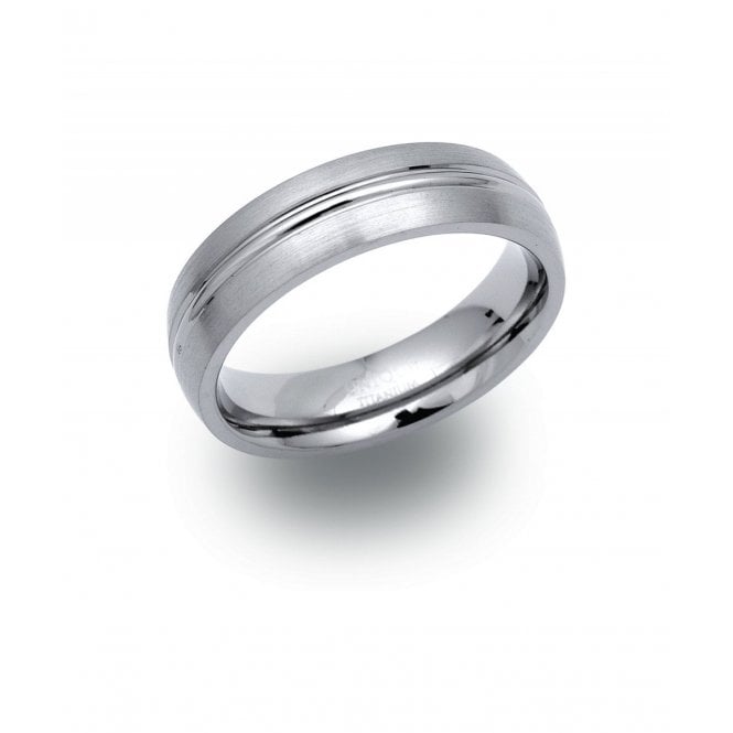 Lowry Sterling Silver Unique Jewellery Men's Titanium Ring TR-40