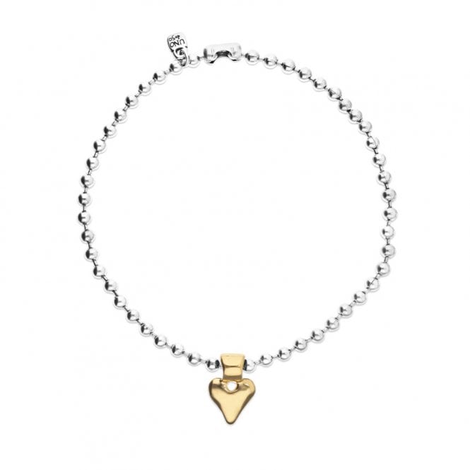 Uno De 50 Beaded Beat Necklace COL2068OROMTL0U