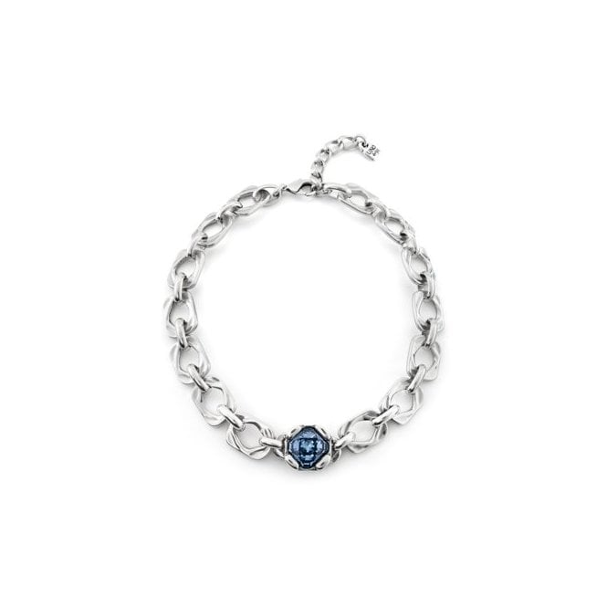 Uno De 50 Blue Stone Necklcae