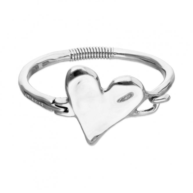 Uno De 50 Pulseras Heart Beat Bangle PUL2639MTL0000L